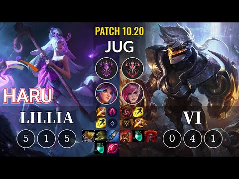HLE Haru Lillia vs Vi Jungle - KR Patch 10.20