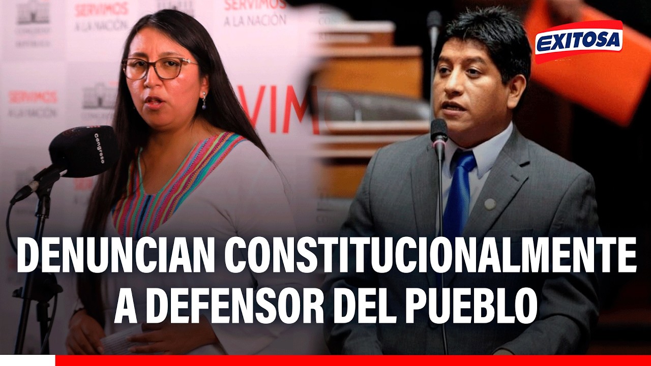 🔴🔵 Defensor del Pueblo es denunciado constitucionalmente: "Ha desnaturalizado el mandato"