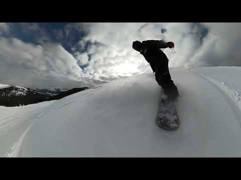 Vail Pass Backcountry snowboard adventure : Big Ant and Ffej Knar and I got the snowmobile out