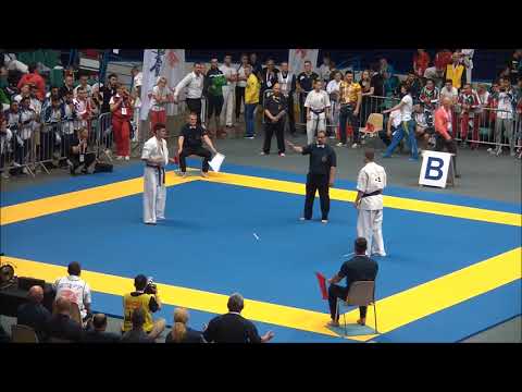 EC2018 Men 85kgs  Eyubov Karim Azerbaijan Vs Valeri Dimitrov Bulgaria