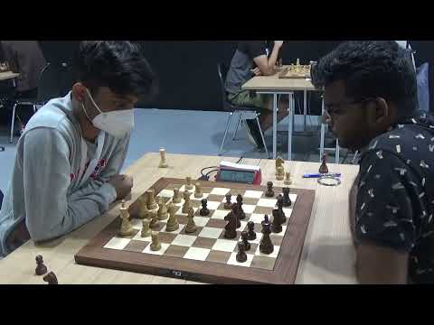 GM Aravindh Chithambaram Vr. -  GM Visakh N R | Rapid chess