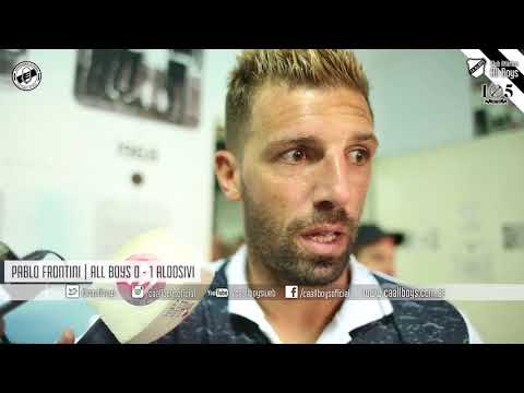 PABLO FRONTINI | ALL BOYS 0 - 1 ALDOSIVI