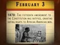 February 3, 1870: The 15th amendment ratified
