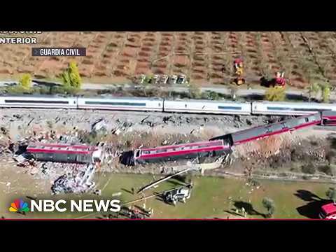 Train crash kills at least 68 in Spain