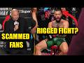 Was Conor McGregor Vs Max Holloway Rigged Fans Got Scammed At UFC 329