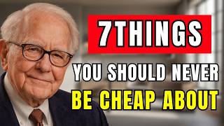 Warren Buffett: Stop Being Cheap On These 7 Things