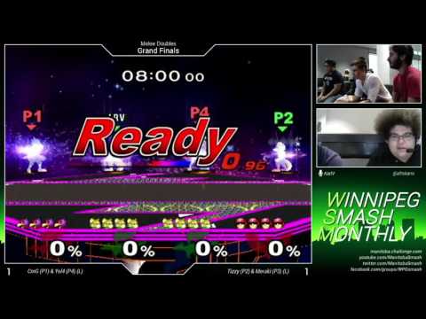 WSM19 Meraki & Tizzy vs. CmG & Yol4 - Melee Doubles Grand Finals (2/2)