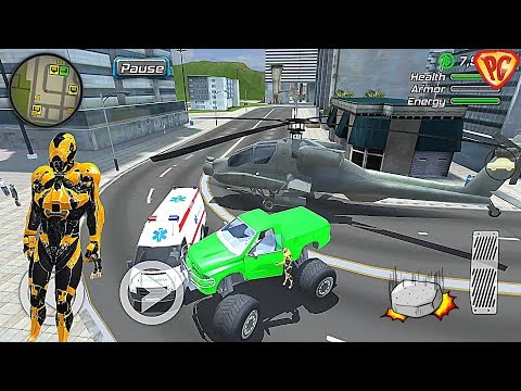 Super Crime Steel War Hero Iron Flying Mech Robot #44 iOS/Android GamePlay