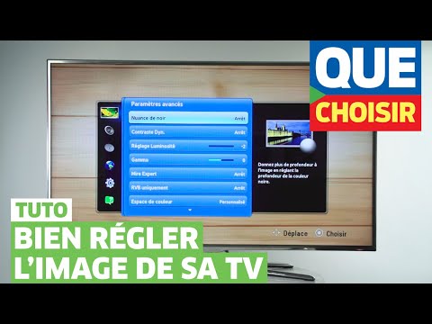 comment regler couleur tv lcd