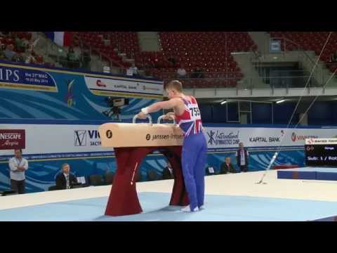 Nile Wilson - GOLD - pommel horse - Event Finals - 2014 Junior Euros