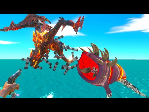 I DROP LAVA DRAGON to the BLOOP - Animal Revolt Battle Simulator