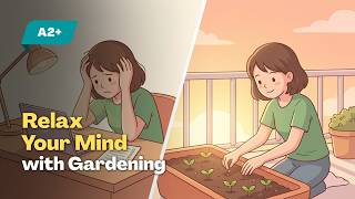 Why Gardening Is the Best Way to Relax | Easy English Conversation for Beginners