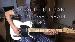Video thumbnail for Maybach Teleman T54 Vintage Cream by Maybach Guitars Official