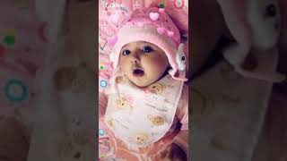 cute baby say Abba ABBA.