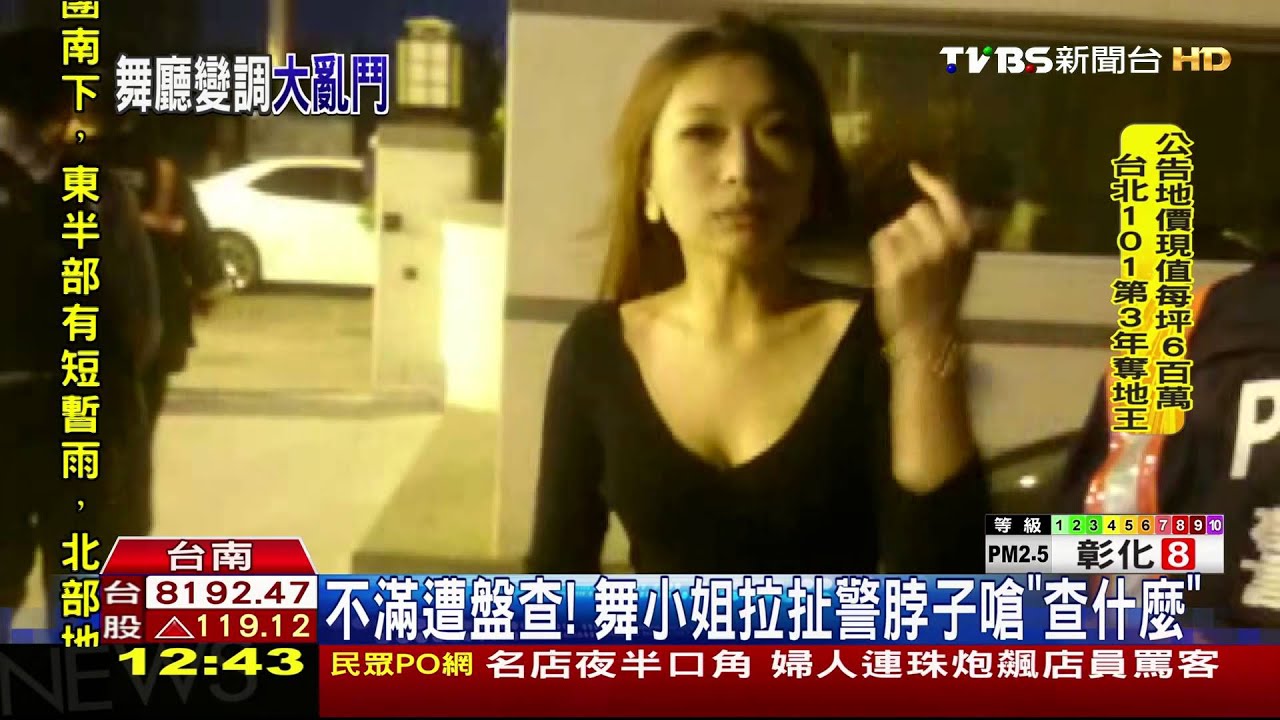 不滿遭盤查！　舞廳小姐拉扯警脖子嗆「查什麼」