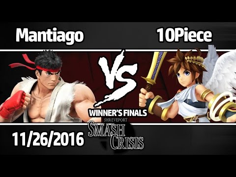 Mantiago vs 10Piece - Winner's Finals - Shreveport Smash Crisis - Smash Bros. Wii