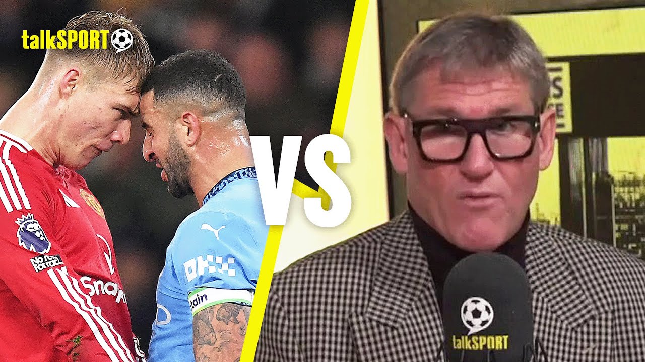 "That Was Preposterous!" Simon Jordan SLAMS Kyle Walker For 'POOR' Dive To Get Hojlund Sent Off!