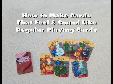 Print and Play Cards Made Like Playing Cards