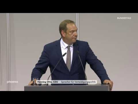 Vereidigung AKK: Rede von Henning Otte (CDU)