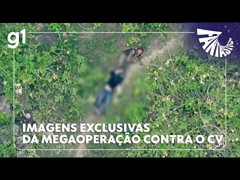 Imagens exclusivas e inéditas da megaoperação contra o CV no Rio de Janeiro