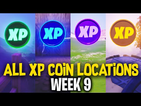 ALL XP COIN LOCATIONS (WEEK 9) | FORTNITE CHAPTER 2 SEASON 4