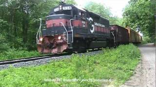 preview picture of video 'PanAm Train Symbol AY-4 in Westford, MA'