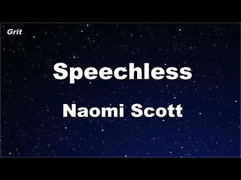 Speechless - Naomi Scott Karaoke 【No Guide Melody】 Instrumental