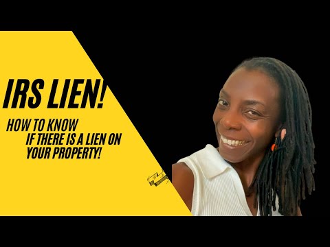 How to know if the IRS has place a lien on  your property