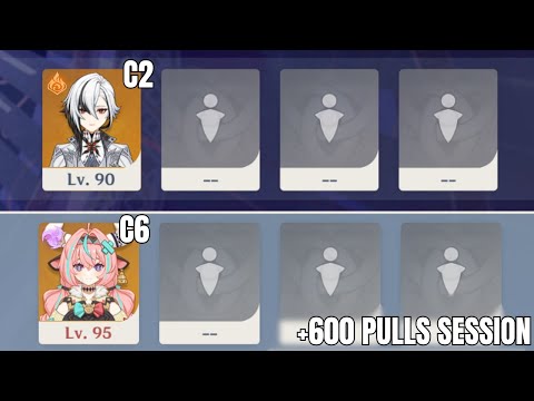 Varesa & Arlecchino Solo Spiral Abyss Luna III/6.2 + 600 Pulls Varesa