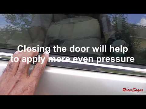 MAINTENANCE - Honda CRV window molding/trim replacement