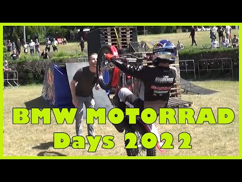 BMW Motorrad Days 2022, Berlin, Adrian Guggemos, Trial, Moderation Stefan Nebel