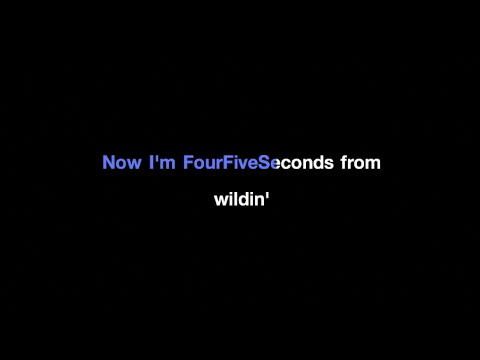 Rihanna - Four Five Seconds feat. Kanye West and Paul McCartney Karaoke