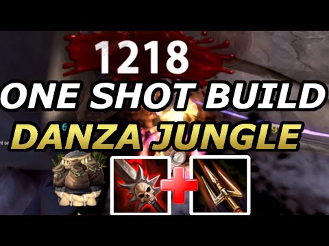 ONE SHOT BUILD DANZA JUNGLE! (Smite Conquest Jungle) - SMITE