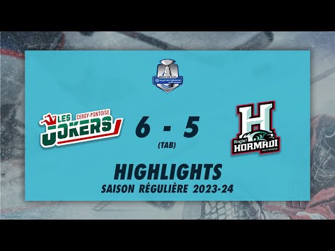 Jokers de Cergy-Pontoise 6-5 (TAB) Anglet Hormadi - Highlights - Synerglace Ligue Magnus 2023/24