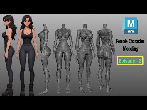 Beginner’s Guide: Female Character Modeling in Maya | Hands & Legs (Episode 2)