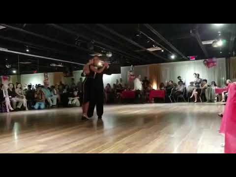 Yesica Esquivel & Ariel Leguizamon impro Lluvia de Abril by Calo at Las Pebetas Milonga. Miami