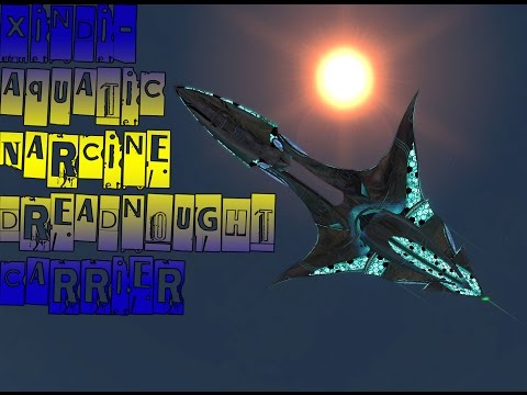 Xindi Aquatic Narcine Dreadnought Carrier with all ship visuals - Star Trek Online