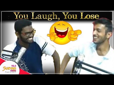 Suryan FM RJs take part in 'You Laugh, You Lose' challenge