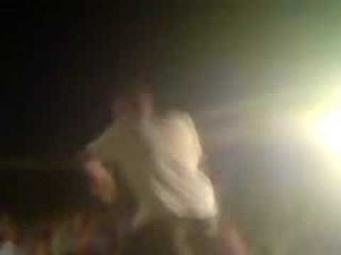 Matt on Bucking Bronco in France