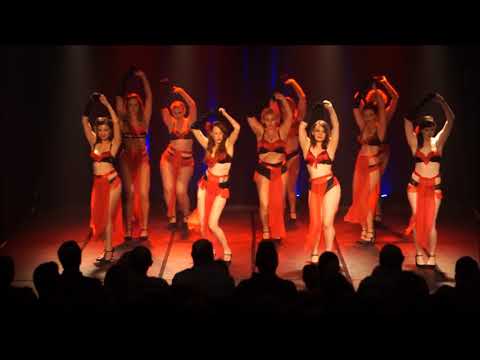 Beginner Burlesque students perform Bumps & Grinds - The Bombshell Burlesque Academy
