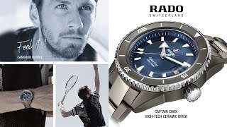 Cameron Norrie’s Choice: The Rado Captain Cook High-Tech Ceramic Diver