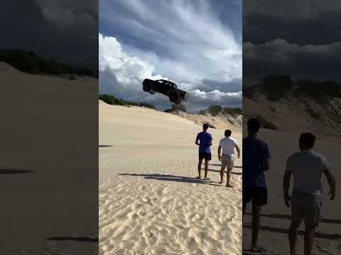 Crazy Ranger Raptor Jump | ig: ce_bigtrail #rangerraptor #fordraptor #sendit #jump #fails #raptor