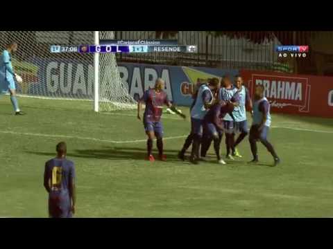 Golaço de cobertura x Resende em 12/03/2017.