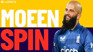 🌪️ Finger Spin Bowling! | Moeen Ali Takes 4-50 vs New Zealand at Lord's