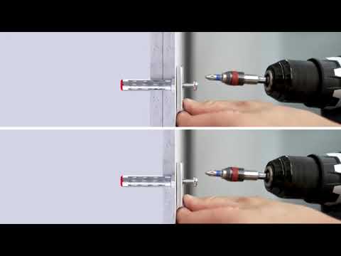 Chevilles bi-matière parois creuses DUO-HM avec vis empreinte PZ -par 25 FISCHER