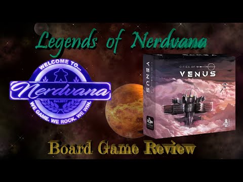 Cities of Venus: Lost Contact KS Deluxe Edition Board Game Review