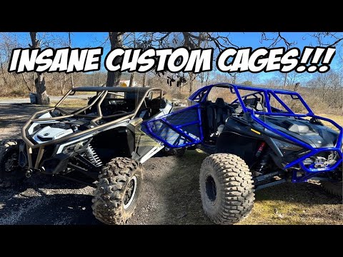 ABSOLUTELY INSANE CUSTOM PRO R and CAN AM X3 CAGE BUILDS