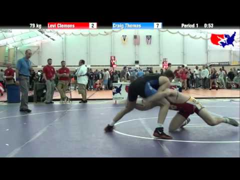 Levi Clemons vs. Craig Thomas at 2013 ASICS University Nationals - FS