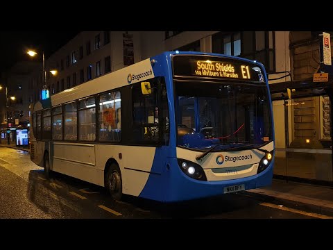 Journey on Route E1 | NK11BFY/27732 - Stagecoach North East: ADL Enviro 300