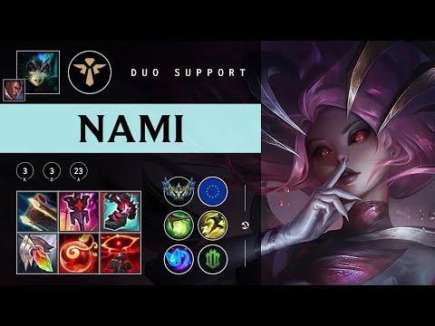 Nami Support vs Pyke - EUW Challenger Patch 25.22